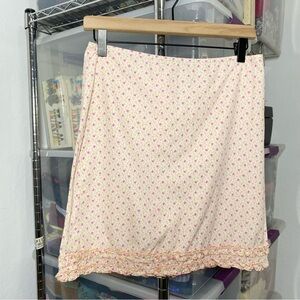 Girl Star Women’s 7/8 Y2K Vintage Floral Print Mini Skirt Pencil Cotton Casual